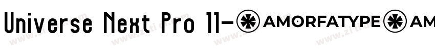 Universe Next Pro 11字体转换